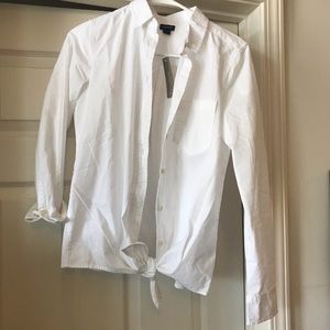 J. Crew Tie Front Shirt